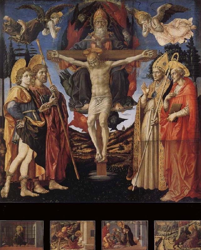 THe Trinity and Four Saints, Fra Filippo Lippi
